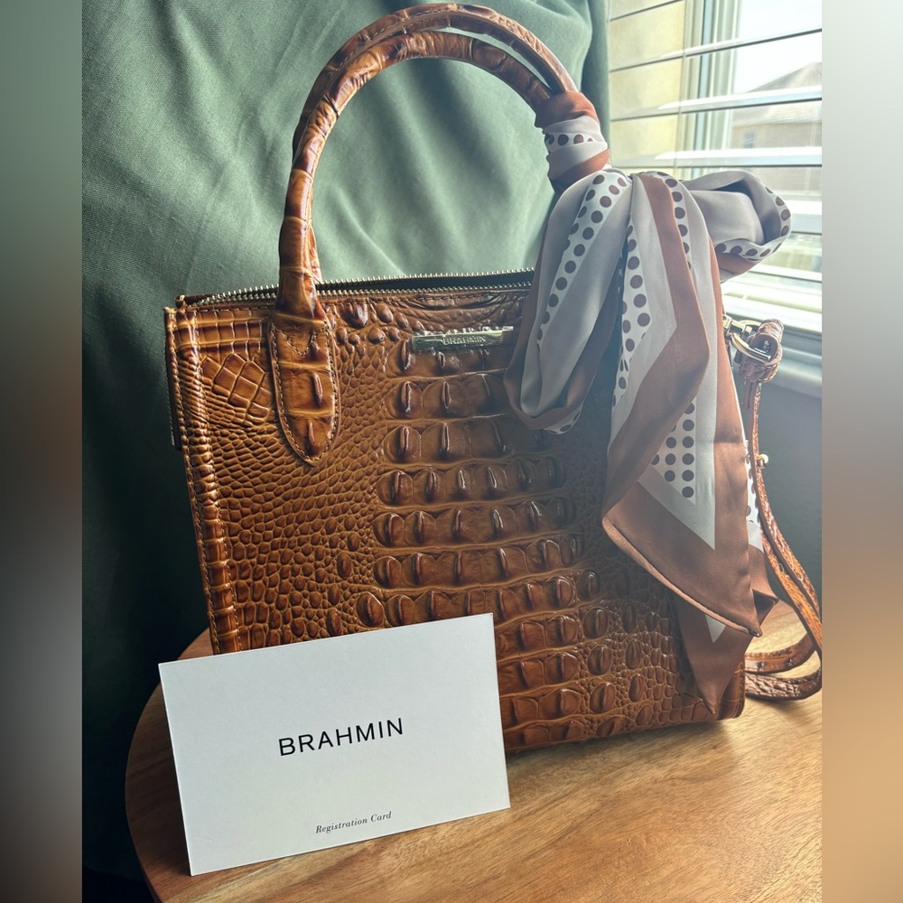 Brahmin Caroline Melbourne- Dark Rum